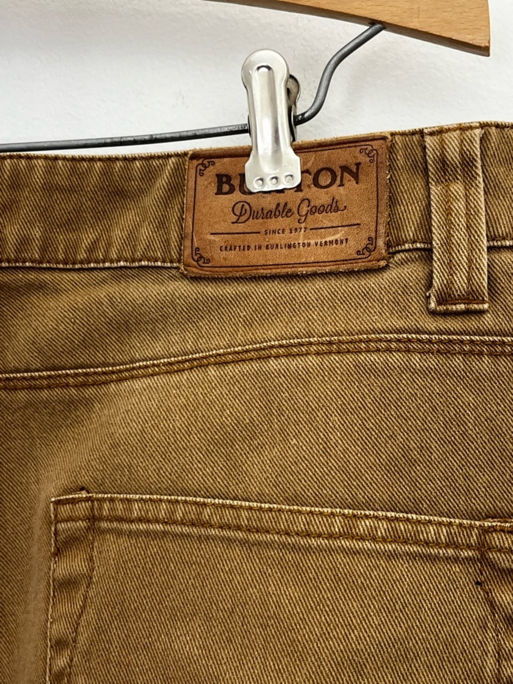 Burton Slim Straight Jeans Men’s 34 Brown Denim Pants Skate Workwear Casual - Picture 7 of 7